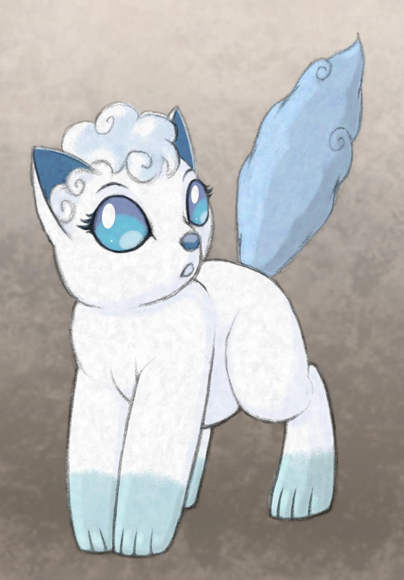 Baby Alolan Vulpix - Color Sketch by DoctorBunilton on DeviantArt