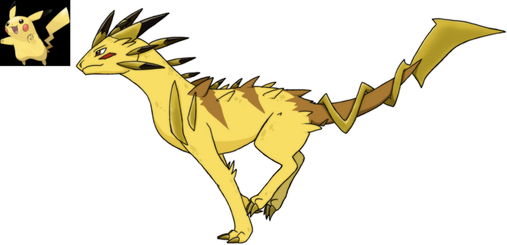 Pikachu Themed Dragon Custom by Eternity9 on DeviantArt