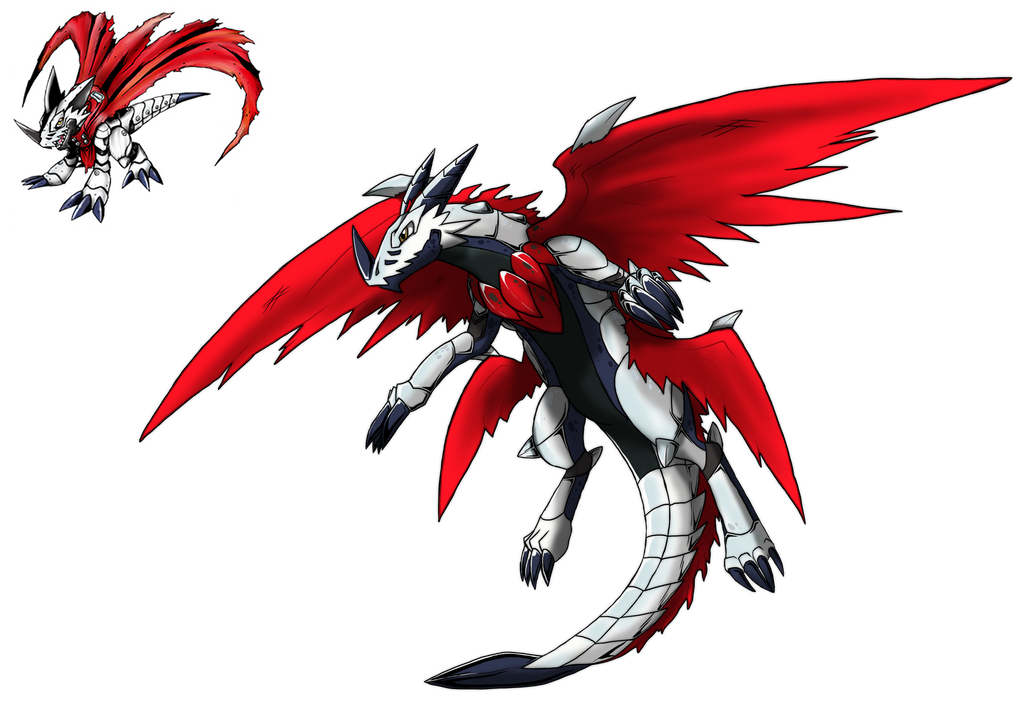 Custom Digimon Themed Dragon: Hackmon by Eternity9 on DeviantArt
