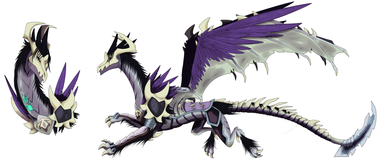 Commission: Death Dragon by Eternity9 on DeviantArt