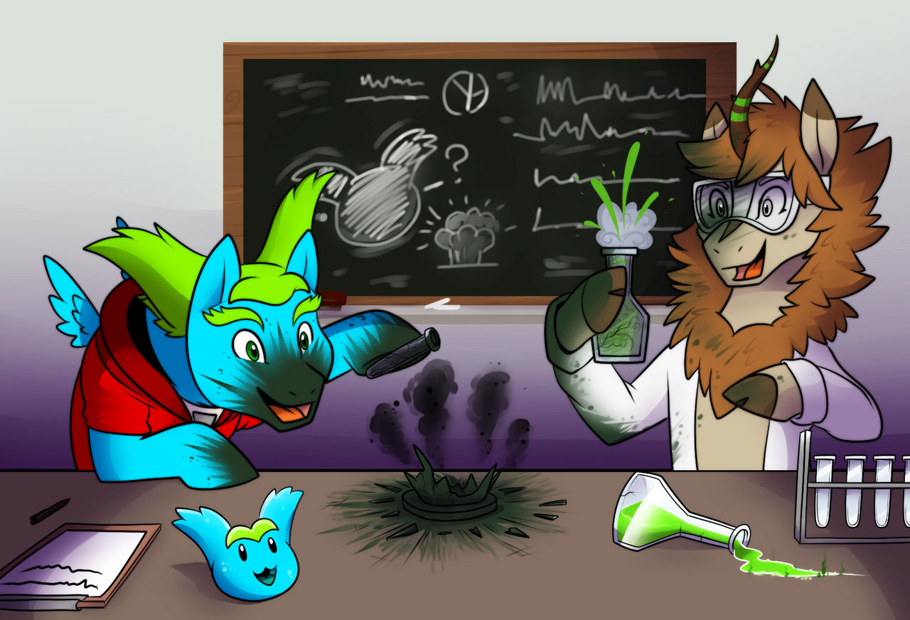 Deviantart Eummer Science Deviantart Commission: Mad Science by Eternity9 on DeviantArt