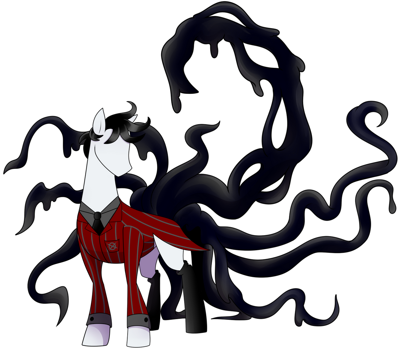 Slender Ponies Commission: Slenderpony Son by Eternity9 on DeviantArt