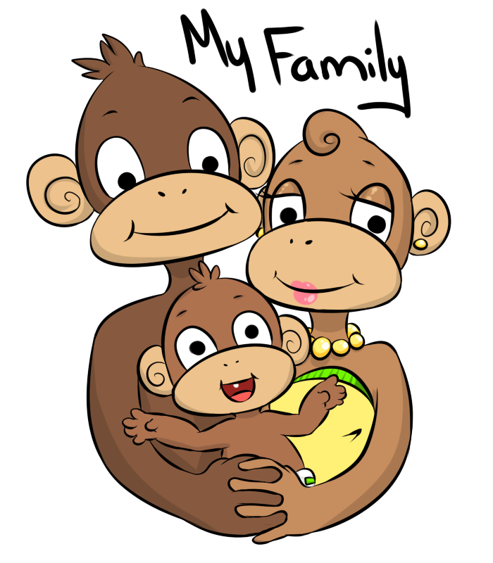 Monkey Family by Tiki-Sama on DeviantArt Monkey Family by Tiki-Sama on DeviantArt