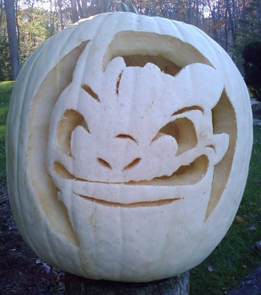 Toothless Pumpkin By Laserstrike On DeviantArt
