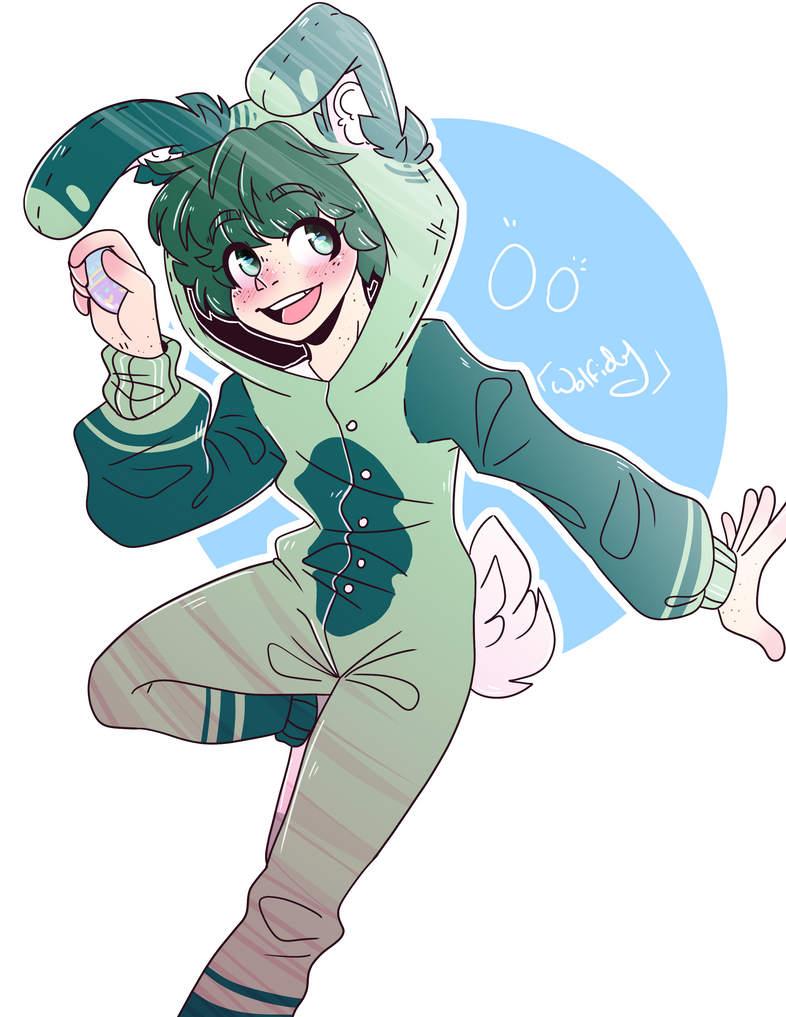 Happy Easter From Deku! by Wolfidyxox on DeviantArt