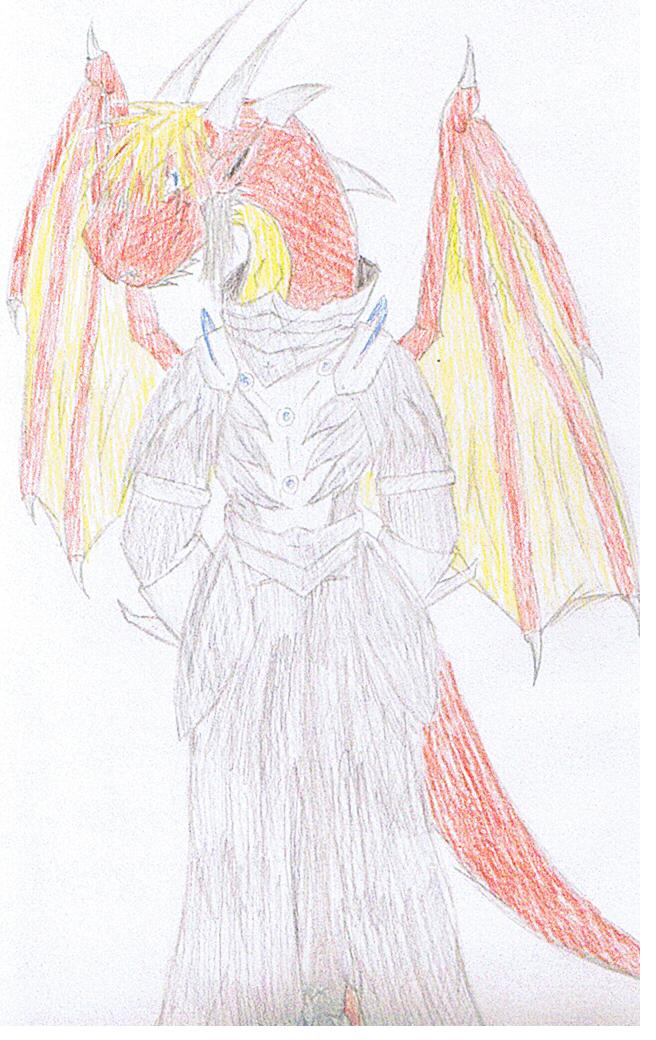 colored iric dragon form