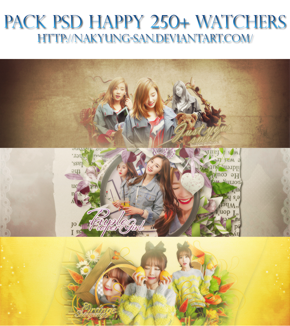 [Pack PSD] Happy 250+ Watchers