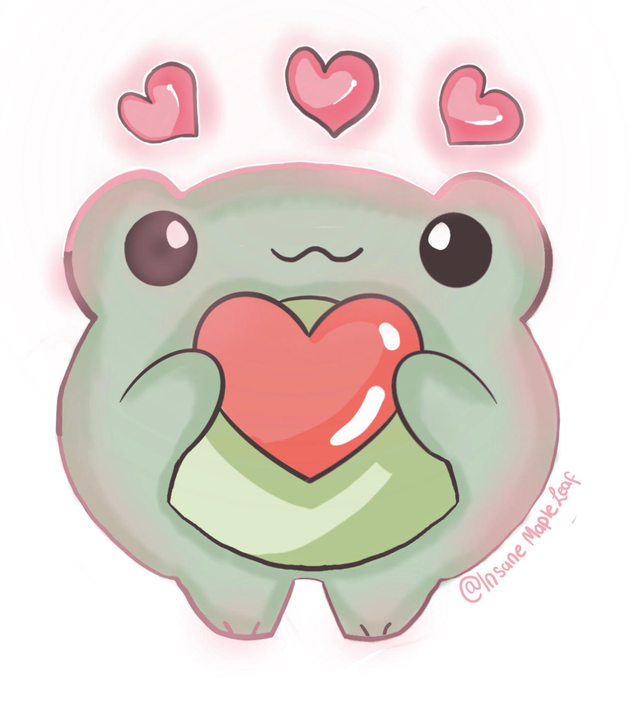 Frog Heart Color Frog Heart