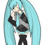 Miku halfshaded