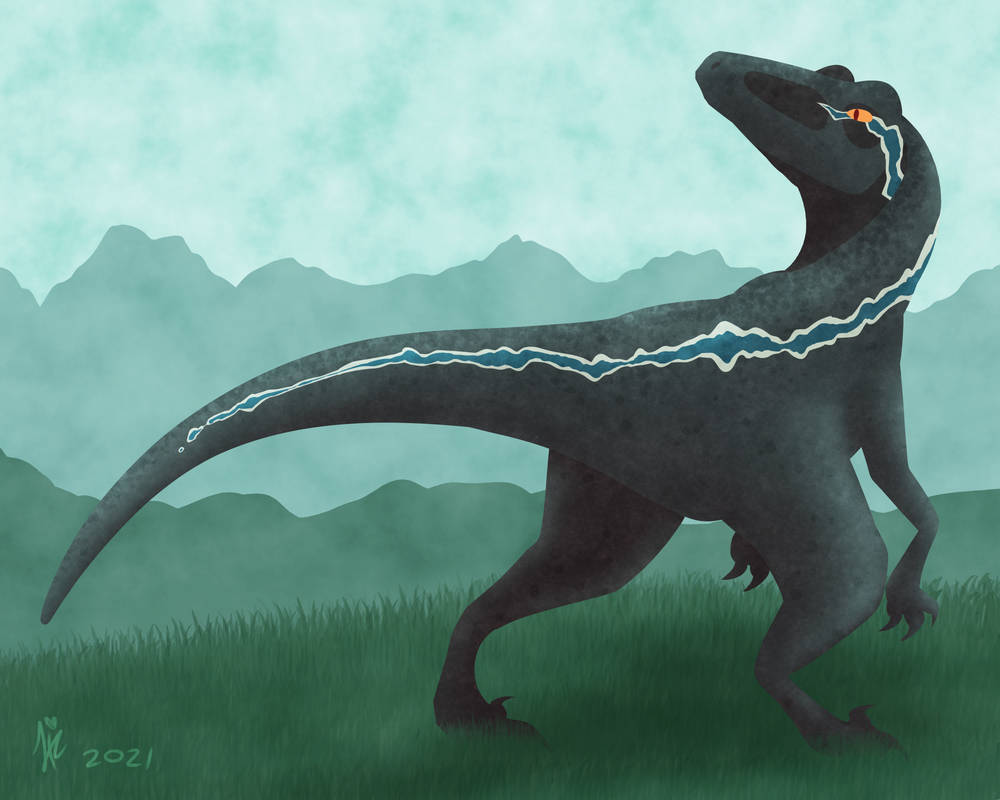 Blue the Velociraptor by Gecko998 on DeviantArt