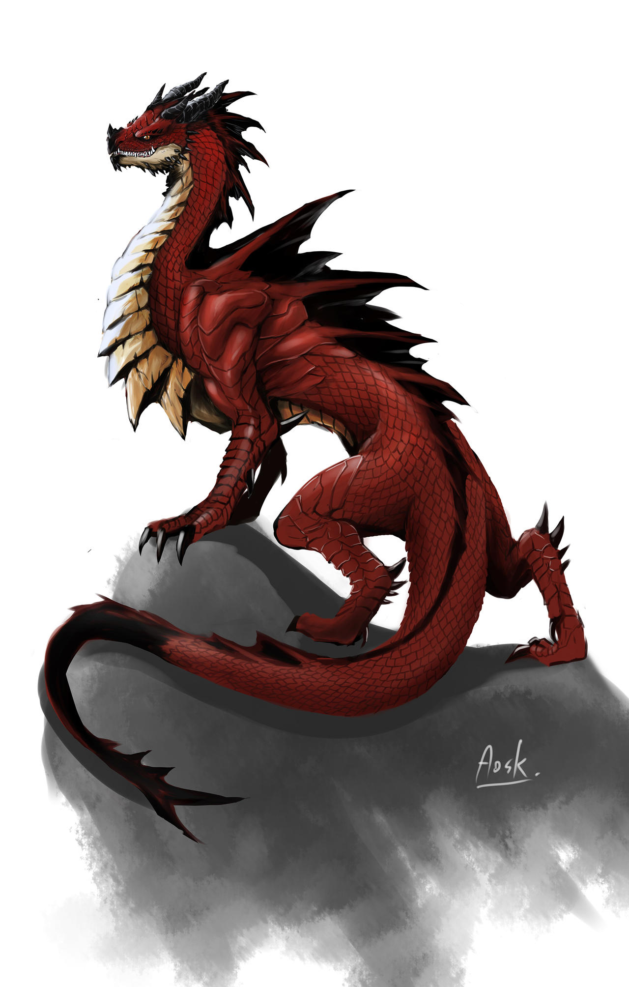 fire drake of gondolin by Krit26 on DeviantArt