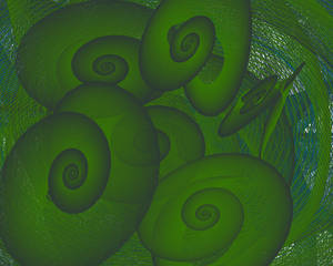 Green Swirls