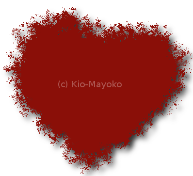 Blood Splatter Heart by Kio-Mayoko on DeviantArt