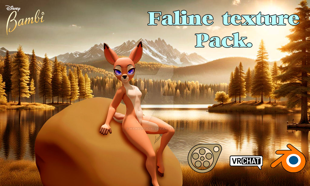 Texture Color Vrchat Faline's VRChat Texture Pack (For Sweet Cervus) by WawyOfficial on ...
