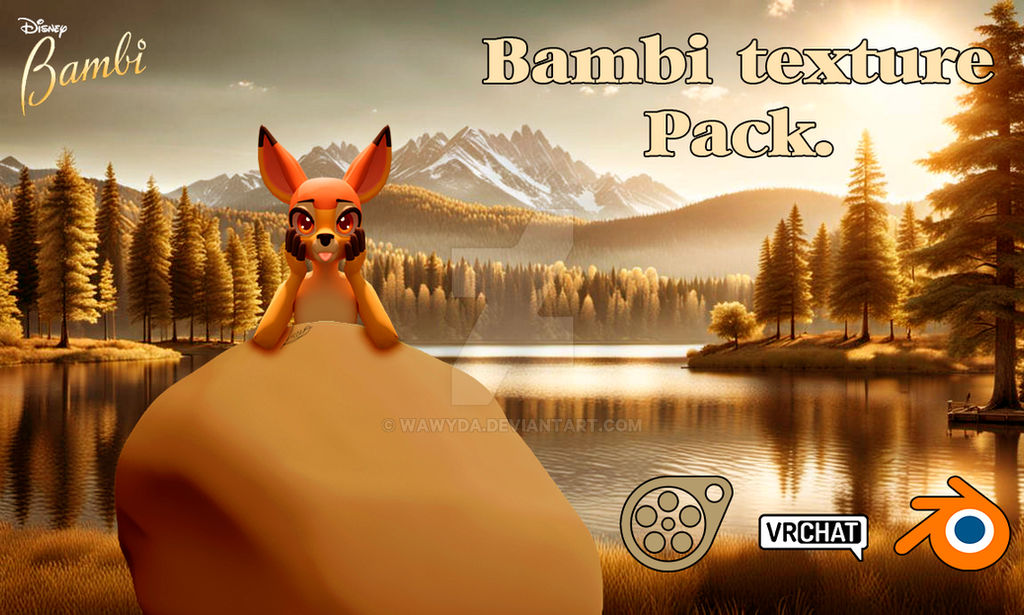 Bambi's VRChat Texture Pack (For Sweet Cervus) by WawyDA on DeviantArt