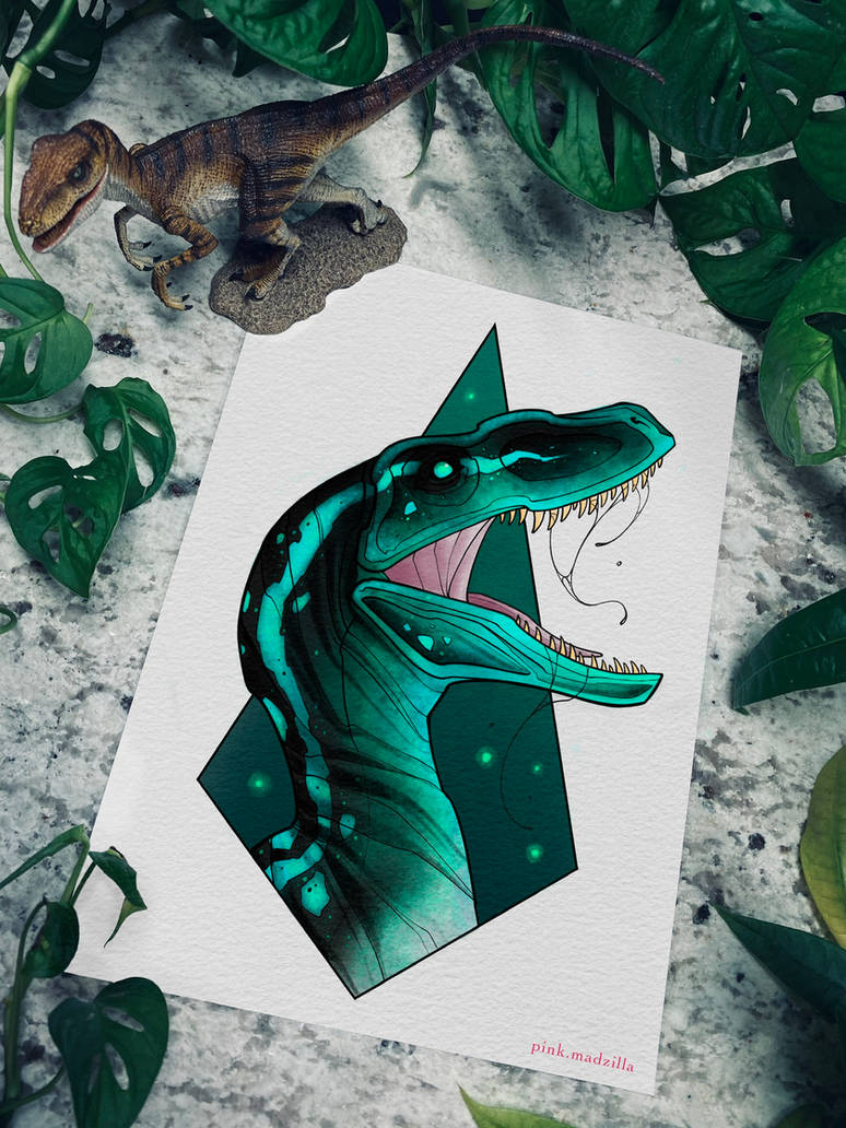 Indigo Raptor Deviantart Raptor by PinkMadzilla on DeviantArt