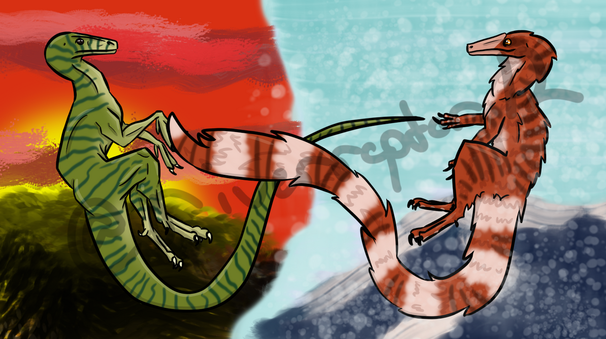 Compy Dichotomy by riverraptor12 on DeviantArt