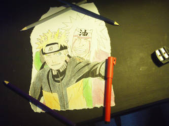 Naruto and Jiraiya