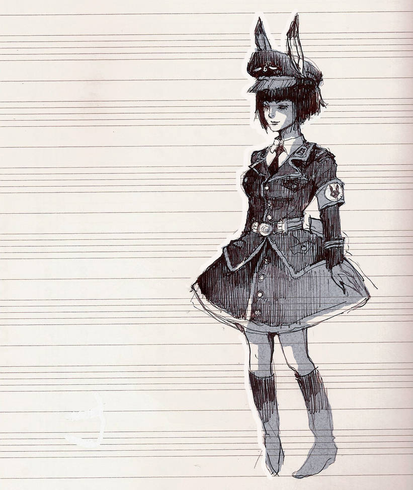 Bunny Uniform by Loputyn on DeviantArt