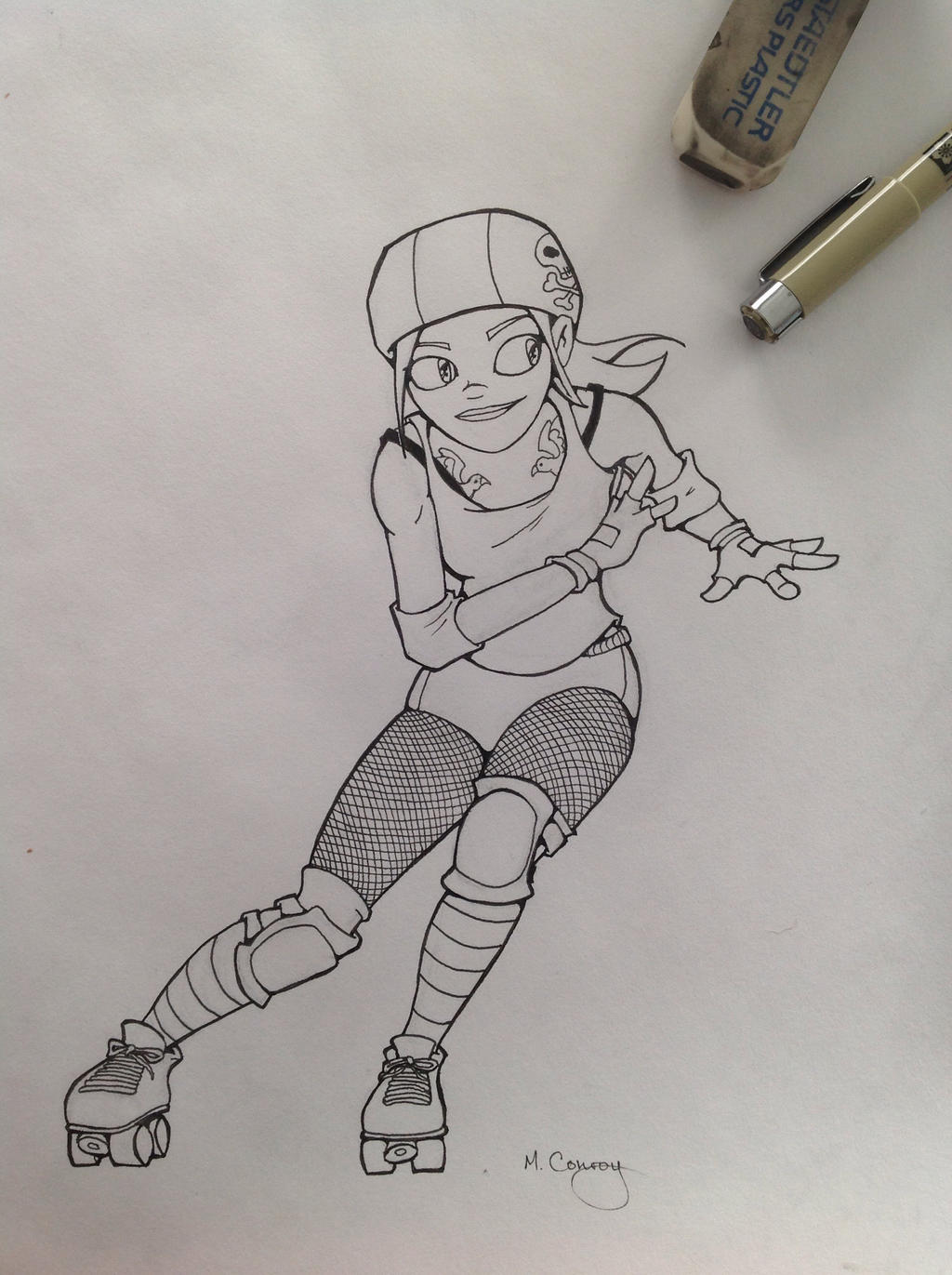 Derby girl inked