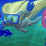 Happy Derpy Underwater Magics