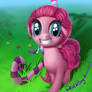 Pink Pony with Ponytail w/o Sunglasses
