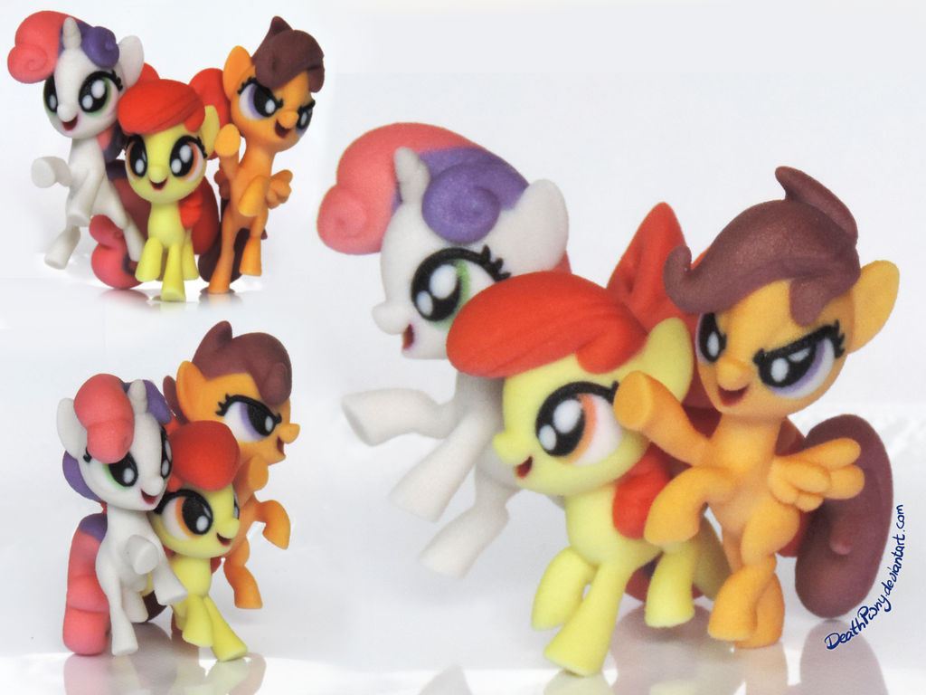 Cutie Mark Crusaders Yay! by DeathPwny