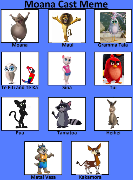 Moana Cast Moana Cast