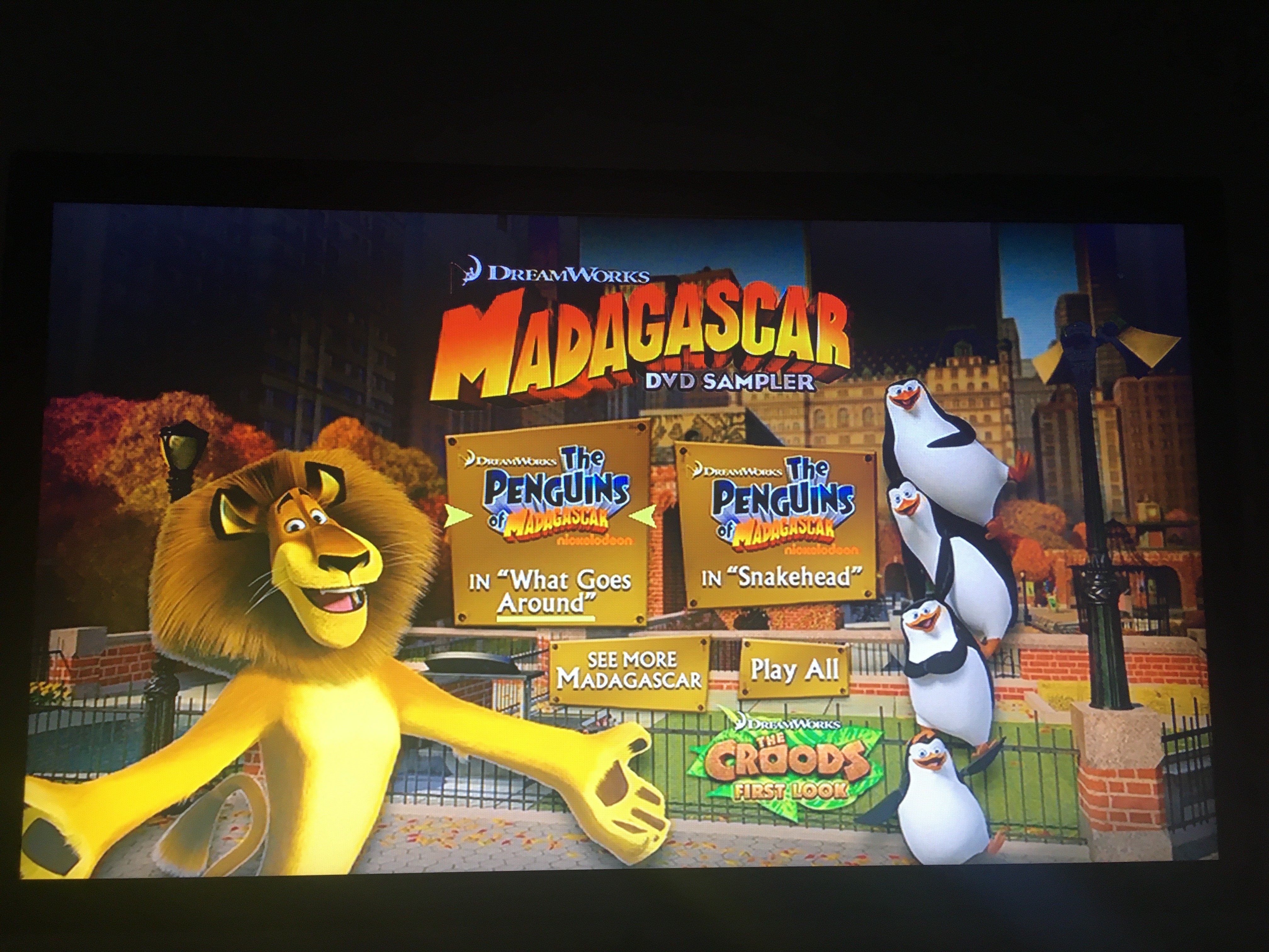 Madagascar DVD Sampler Menu by ALEXLOVER366 on DeviantArt