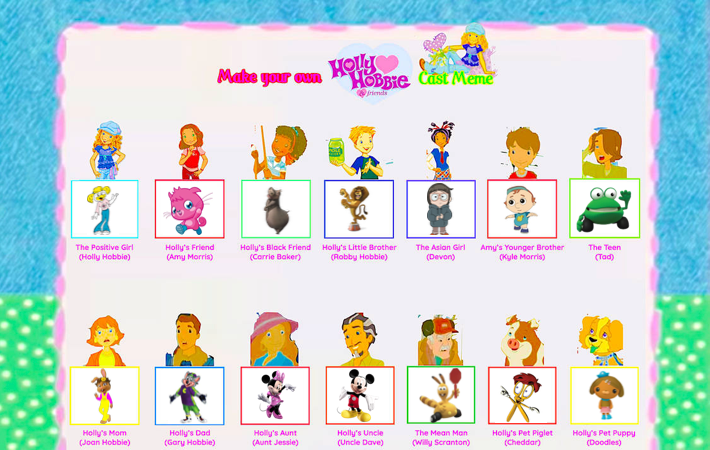 Holly hobbie top friends names