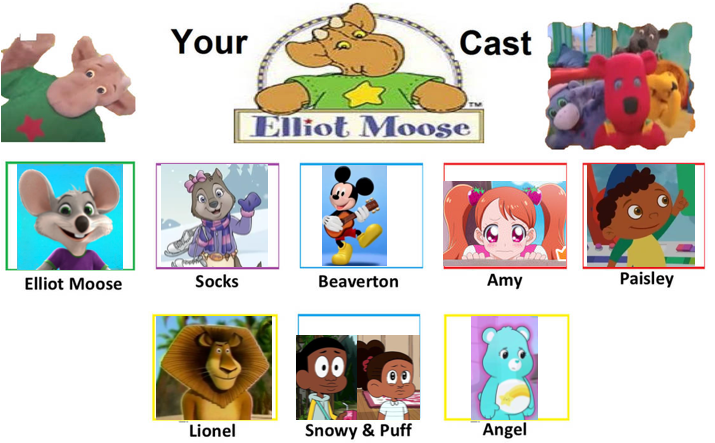 Elliot Mouse Bullets My Elliot Moose Cast by ALEXLOVER366 on DeviantArt