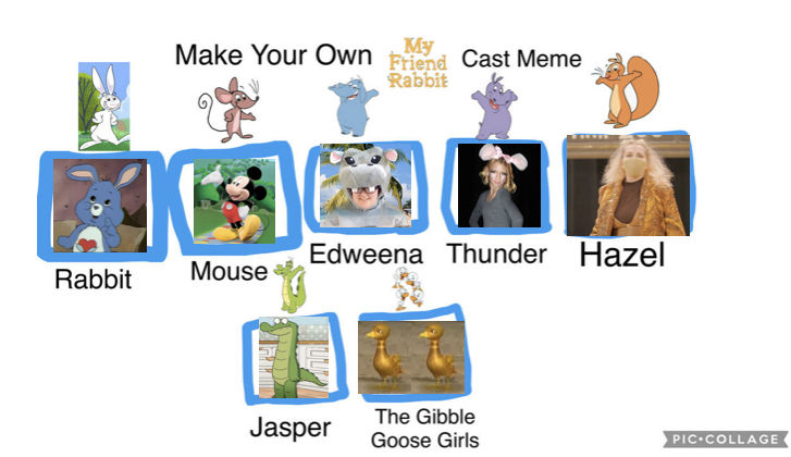 My Friend Rabbit Cast by ALEXLOVER366 on DeviantArt