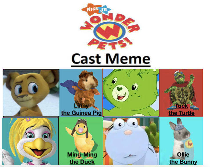 My Wonder Pets Cast by ALEXLOVER366 on DeviantArt