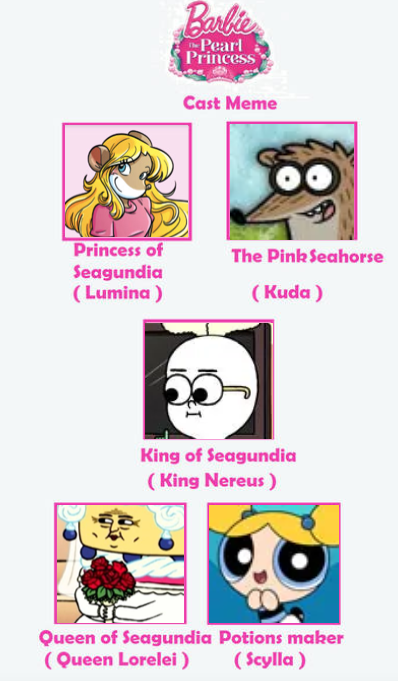 My Barbie The Pearl Princess Cast by ALEXLOVER366 on DeviantArt