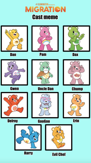 My Migration Cast by ALEXLOVER366 on DeviantArt