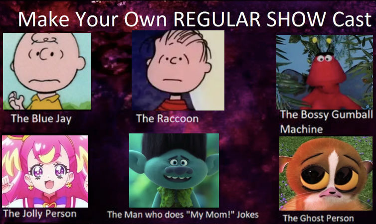 My Regular Show Cast (SHORT VERSION) by ALEXLOVER366 on DeviantArt
