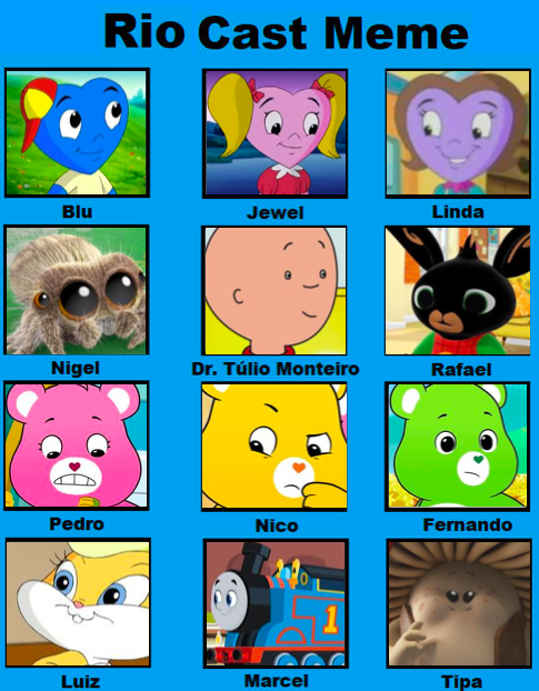 My Rio Cast by ALEXLOVER366 on DeviantArt