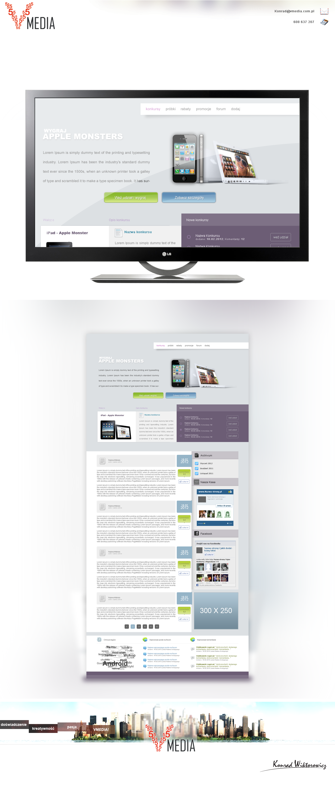 Layout - Web design by konrad-vmedia on DeviantArt