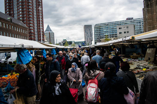 Market in Rotterdam