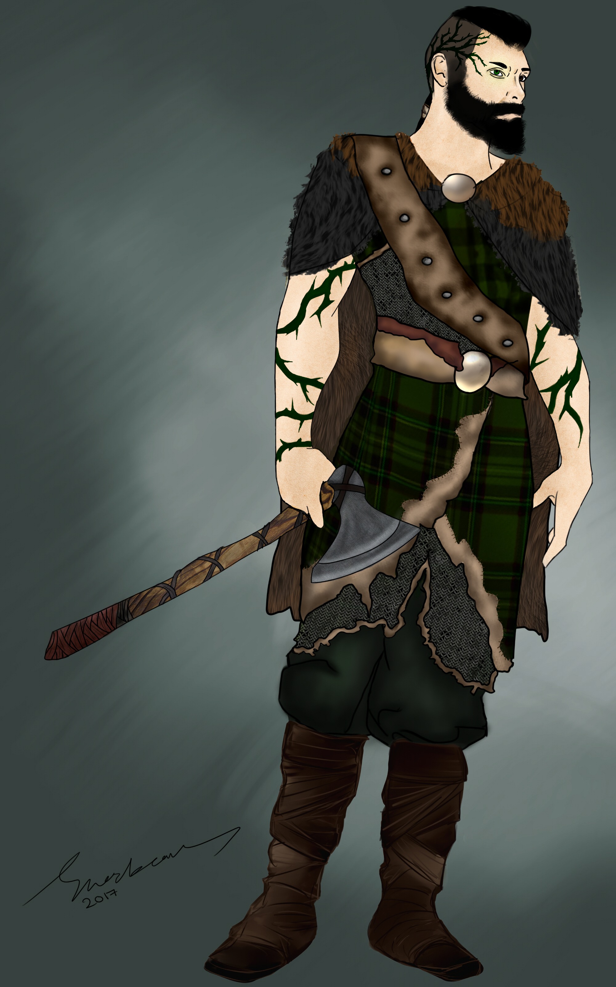 Valgerd Valgard - Viking Commission by Snozbear on DeviantArt
