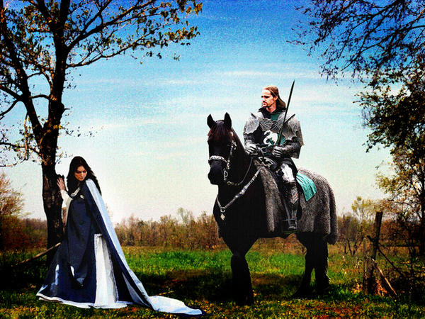 Lancelot And Queen Guinevere