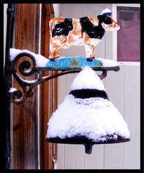 Snowy Cow Bell