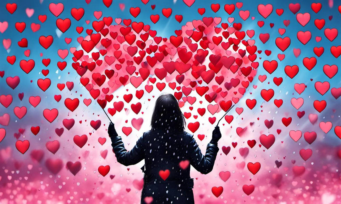 Raining hearts by PridesCrossing on DeviantArt