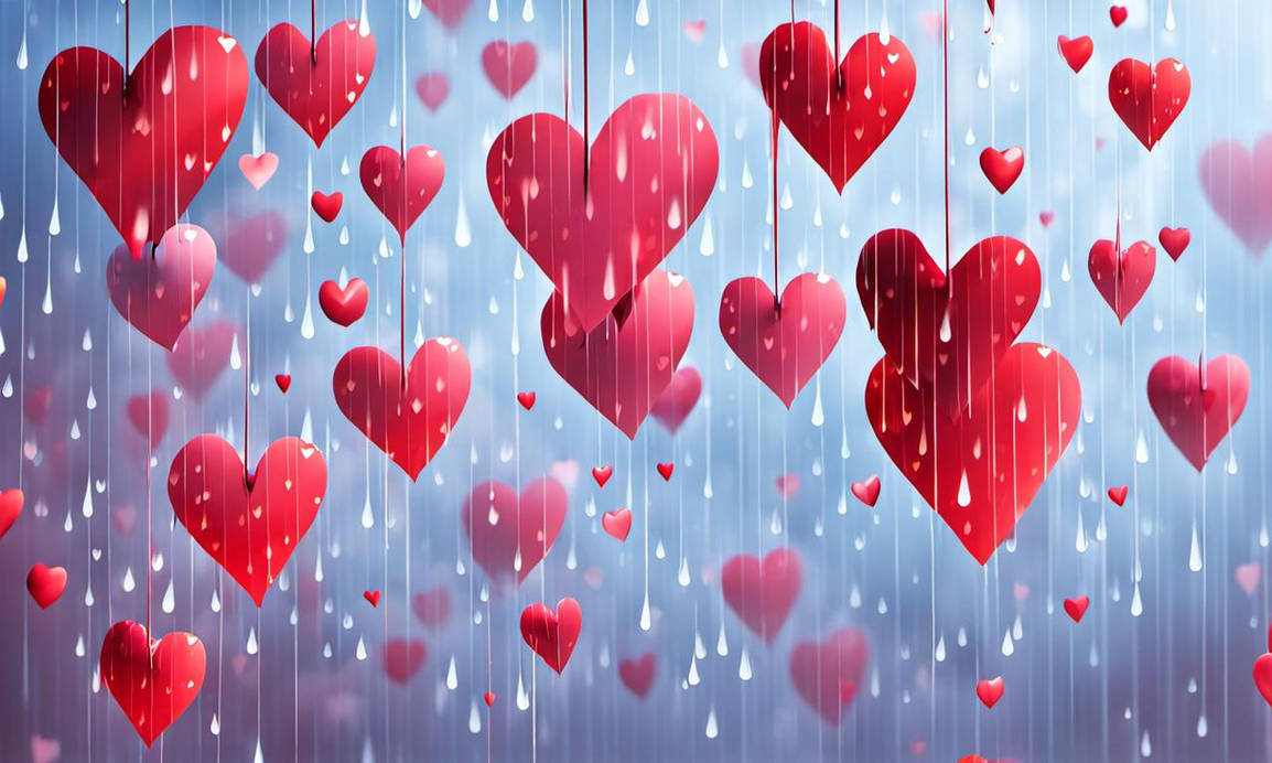 Raining hearts by PridesCrossing on DeviantArt