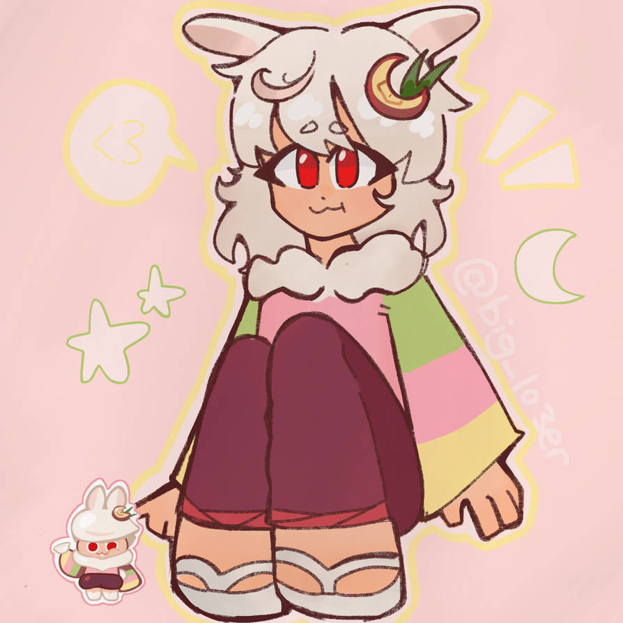 Moon Rabbit cookie fanart! by bigLo3er on DeviantArt