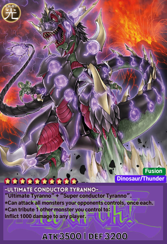 Ultimate conductor tyranno by gatoduelista on DeviantArt