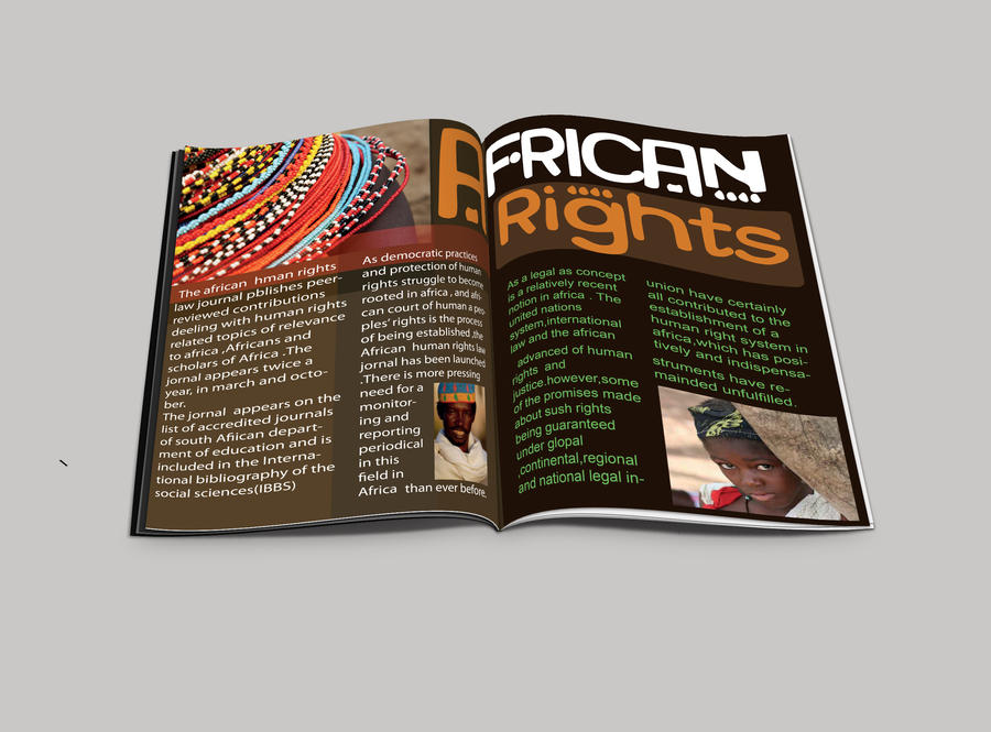 African Magazine Pattern african magazine layout by mennshi on DeviantArt