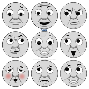 Many faces of Thomas (Thomas and friends)
