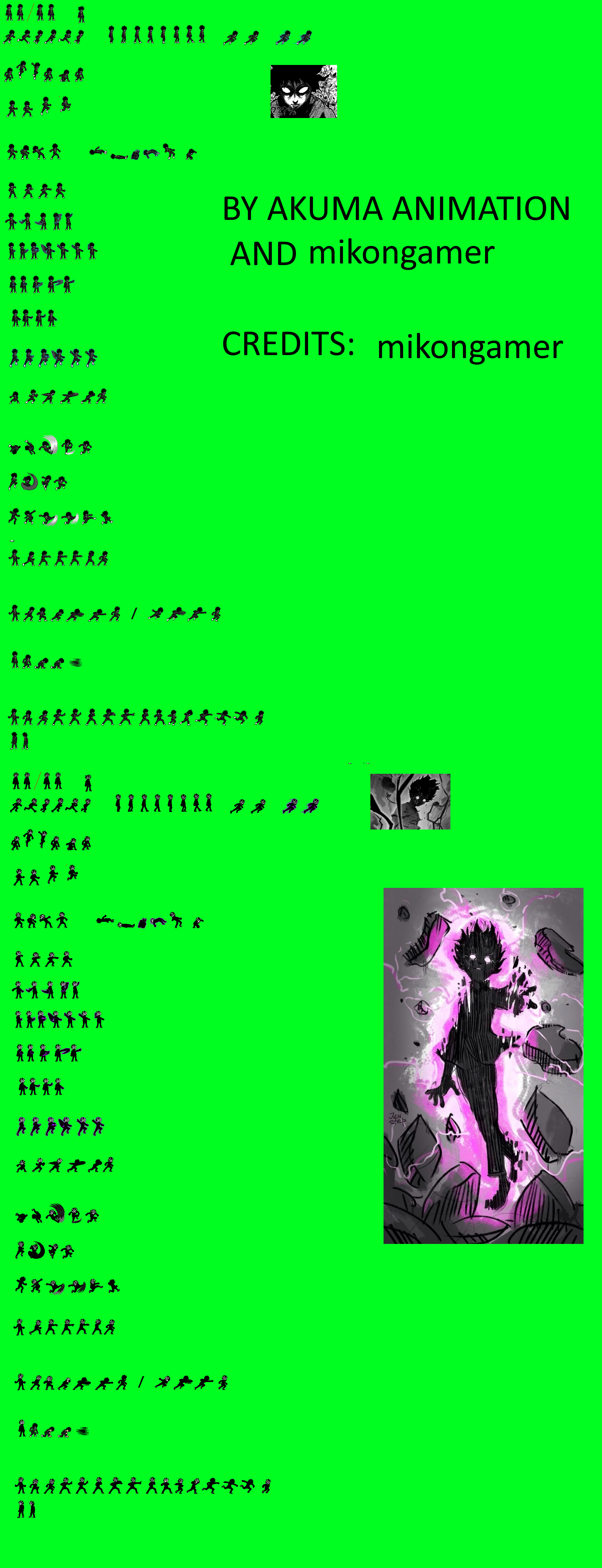 Mob ???% Form Jus Sprite Sheet (Mob Psycho 100) by akuma-animation098 ...