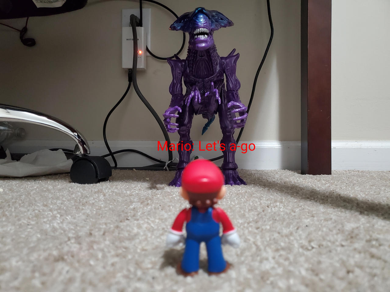 Queencomplex Mario Mario vs Queen Xenomorph by GoijraJWFNAFfan2021 on DeviantArt